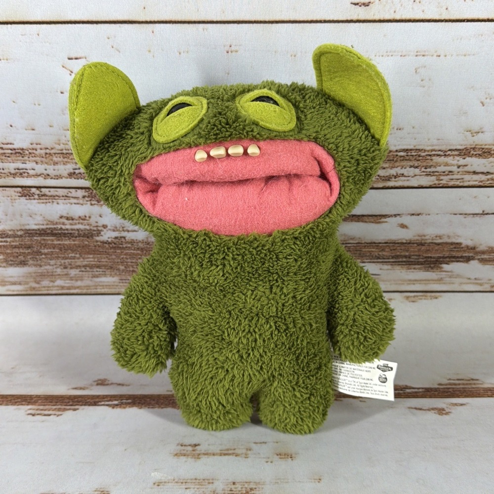 Genuine Fuggler Ugly Monster Old Tooth Glow in the Dark Stuffed Doll Plush Toy